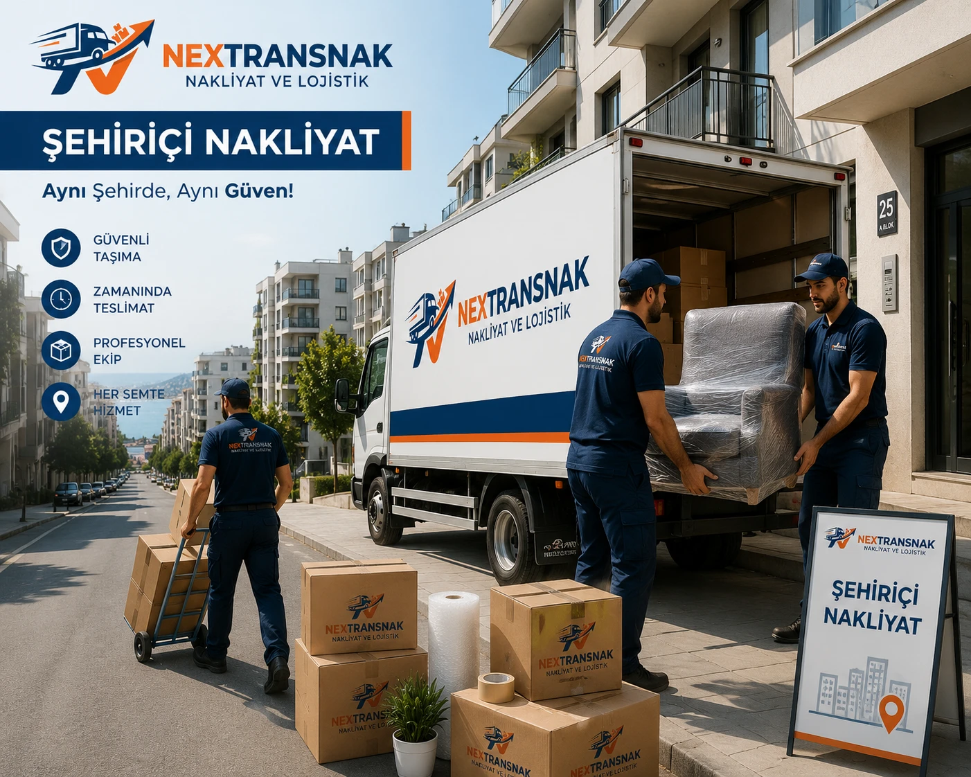 Şehiriçi Nakliyat - NEXTRANSNAK
